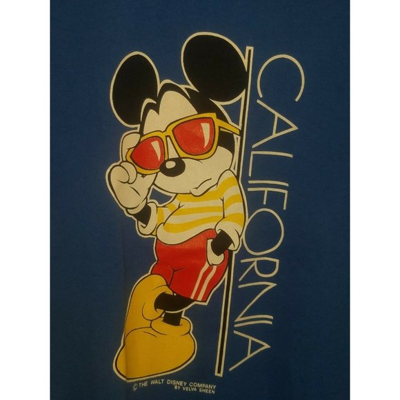NOS Vintage Velva Sheen Mickey Mouse California SM - Picture 3 of 11